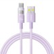 Кабель Baseus Display 2 Fast Charging Data Cable USB to Type-C 100W 5A 1m Purple P10382701511-00