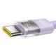 Кабель Baseus Display 2 Fast Charging Data Cable USB to Type-C 100W 5A 1m Purple P10382701511-00