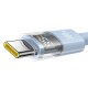 Кабель Baseus Display 2 Fast Charging Data Cable USB to Type-C 100W 5A 1m Blue P10382701311-00