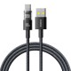 Кабель Baseus Display 2 Fast Charging Data Cable USB to Type-C 100W 5A 1m Black P10382701121-00