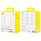 Мережевий зарядний пристрій Baseus Cube Fast Charger C+U 20W EU Cluster White P10111403213-00