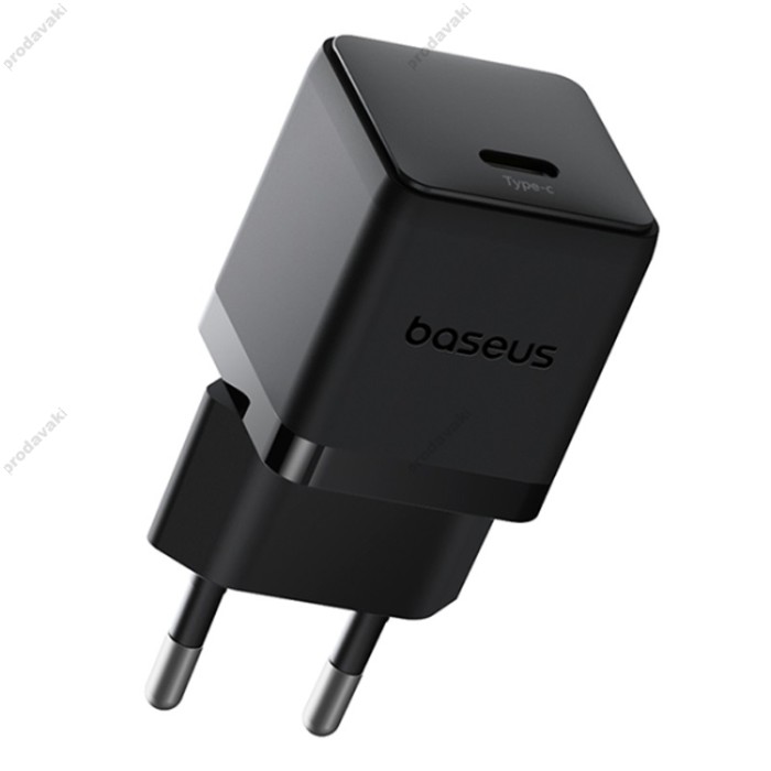 Мережевий зарядний пристрій Baseus Palm Fast Charger Type-C Cable 20W Black P10111602113-01