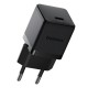 Мережевий зарядний пристрій Baseus Palm Fast Charger Type-C Cable 20W Black P10111602113-01
