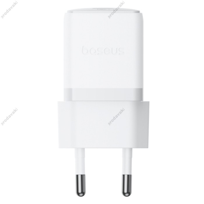 Мережевий зарядний пристрій Baseus Palm Fast Charger Type-C Cable 20W White P10111602213-01