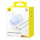 Мережевий зарядний пристрій Baseus GaN5 Fast Charger (mini) Cable Type-C to Type-C 30W Blue P10110902313-00