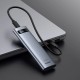 Корпус для зовнішного SSD диску Baseus FlyJoy Series SSD Enclosure для (M.2 NVMe and SATA) Grey B00760600811-02