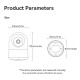 Камера відеоспостереження Baseus Security P1 Pro Indoor Camera 3K White (Adapter Not Included) (S0TV022130)