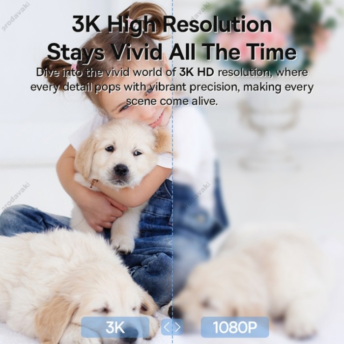 Камера відеоспостереження Baseus Security P1 Pro Indoor Camera 3K White (Adapter Not Included) (S0TV022130)