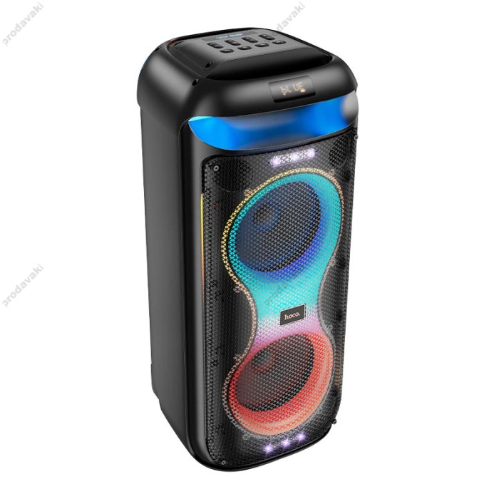 Портативна колонка Bluetooth HOCO HA13 Max Ramon outdoor 2 мікрофони 60W Black