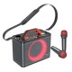 Портативна колонка Bluetooth Hoco BS57 з 2-ма мікрофонами Jenny Black