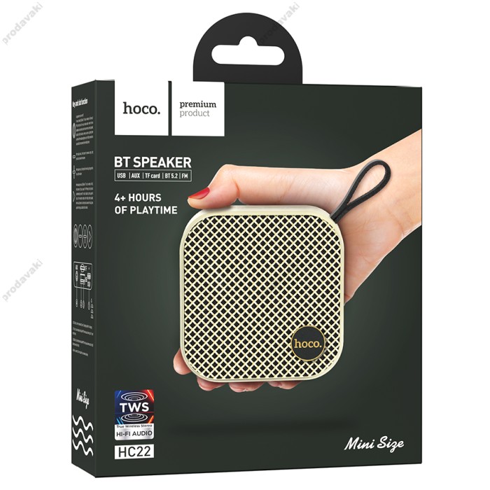 Портативна колонка Bluetooth Hoco HC22 Auspicious Sports 5W White