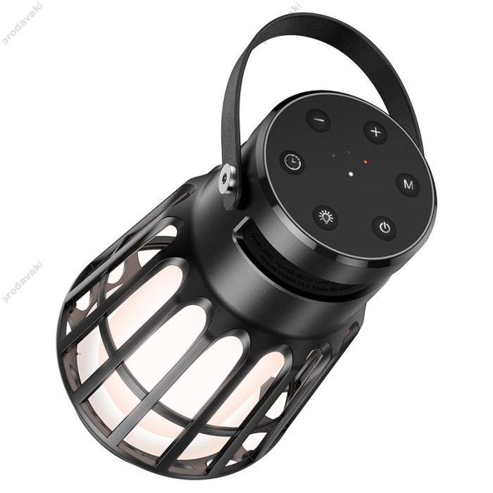 Портативна колонка Bluetooth HOCO BS61 Wild fun camping light speaker 10W Black
