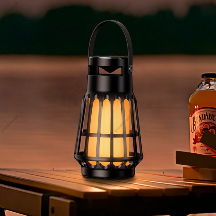 Портативна колонка Bluetooth HOCO BS61 Wild fun camping light speaker 10W Black