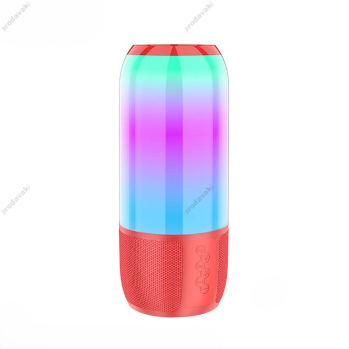 Портативна колонка Bluetooth HOCO DS29 Colorful light speaker 10W Red