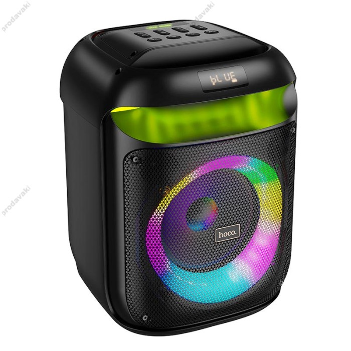 Портативна колонка Bluetooth HOCO HA13 Ramon outdoor з двома мікрофонами BT5.4 60W Black
