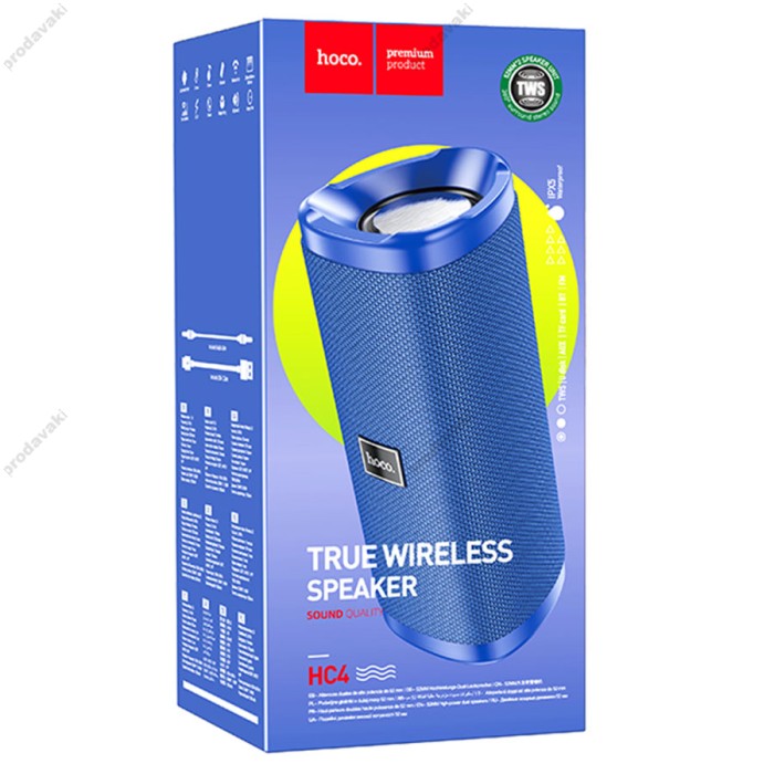 Портативна колонка Bluetooth HOCO HC4 Bella sports wireless speaker 10W Blue
