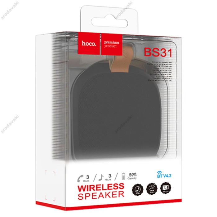 Портативна колонка Bluetooth HOCO BS31 Bright Sound Sports 3W Black