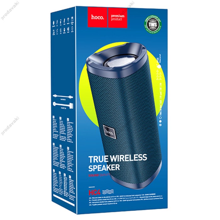 Портативна колонка Bluetooth HOCO HC4 Bella sports wireless speaker 10W Dark blue