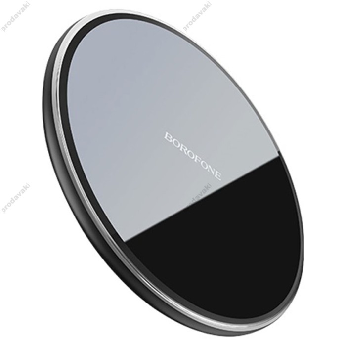 Бездротовий зарядний пристрій Borofone BQ3 Pro Ultra slim 15W black