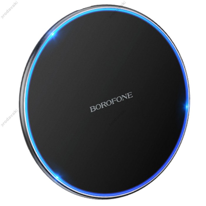 Бездротовий зарядний пристрій Borofone BQ3 Pro Ultra slim 15W black