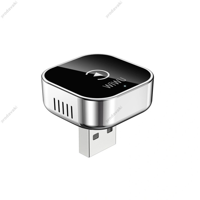 Автомобільний бездротовий адаптер Carplay WiWU Wi-CP003 Silver