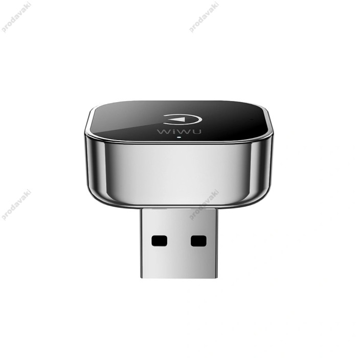 Автомобільний бездротовий адаптер Carplay WiWU Wi-CP003 Silver