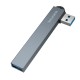 USB-Хаб BOROFONE FH1 converter 4в1 USB to 3xUSB 2.0+USB 3.0 Grey