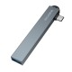 USB-Хаб BOROFONE FH1A 4в1 Type-C to USB 3.0+3xUSB 2.0 Grey