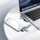 USB-Хаб BOROFONE FH1A 4в1 Type-C to USB 3.0+3xUSB 2.0 Grey