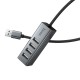 USB-Хаб Hoco HB1A converter USB to 4xUSB 2.0 Grey