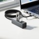 USB-Хаб Hoco HB1A converter USB to 4xUSB 2.0 Grey
