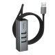 USB-Хаб Hoco HB1D converter 4в1 USB to 3xUSB 2.0+RJ45 Grey