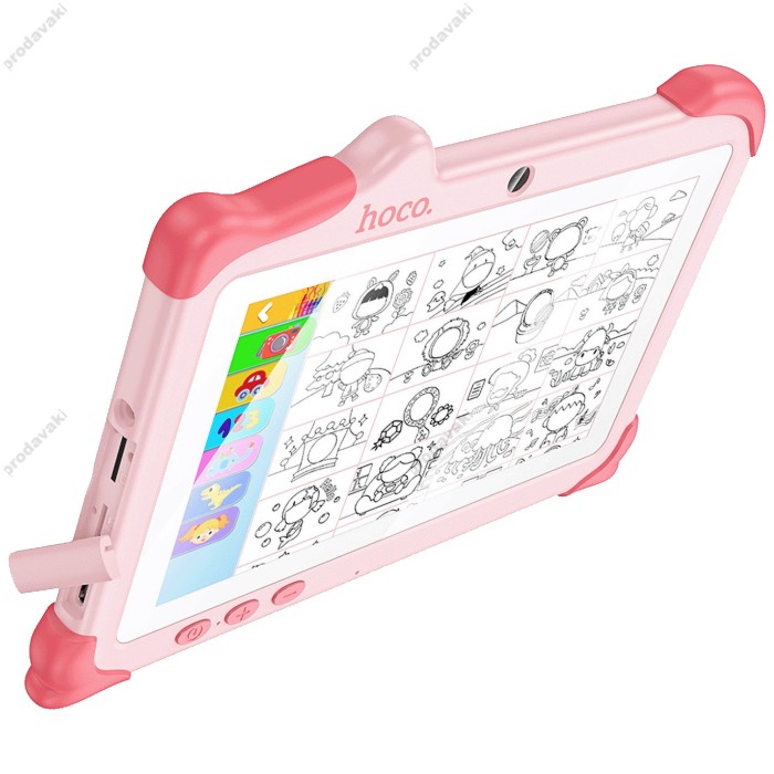 Планшет для дітей HOCO HI16 7-inch children Tablet PC Wi-Fi/5G android 11 2/32GB Pink