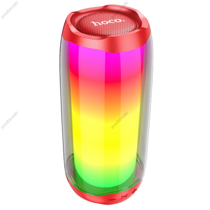 Портативна колонка Bluetooth HOCO HC8 Pulsating colorful luminous wireless 10W Red