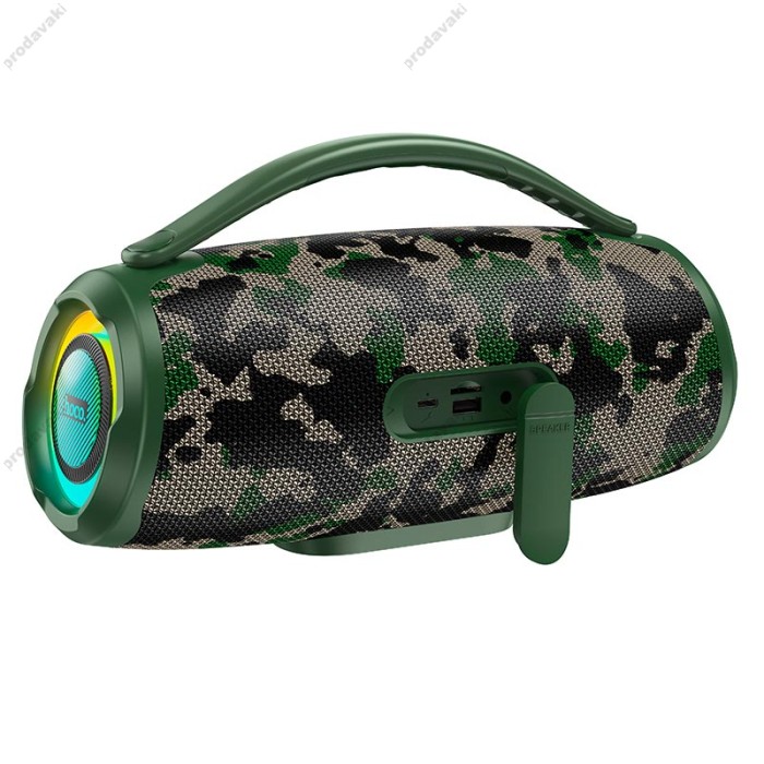 Портативна колонка Bluetooth HOCO HA4 mini Surge outdoor speaker 30W Camouflage-Green