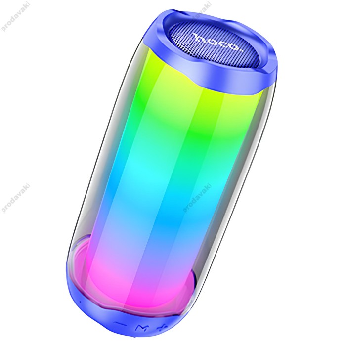 Портативна колонка Bluetooth HOCO HC8 Pulsating colorful luminous wireless 10W Blue
