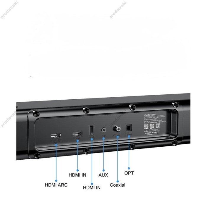 Портативна колонка Bluetooth Саундбар Xdobo Pacific 1982 (Soundbar support Dolby atmos) 500W Black