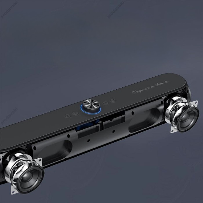 Портативна колонка Bluetooth Саундбар Xdobo Elegance Bar (Mini soundbar) BT5.3 16W Black