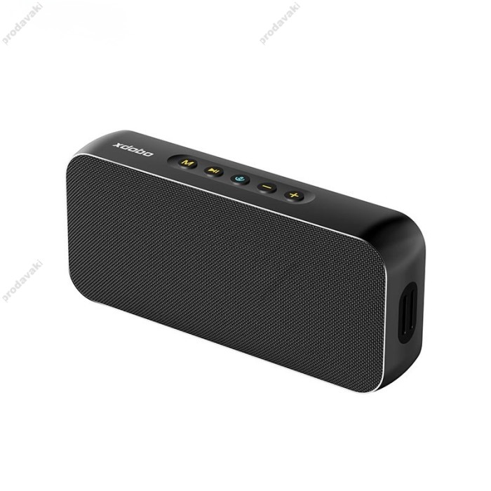 Портативна колонка Bluetooth Xdobo Luxe IPX5 BT5.3 60W Black