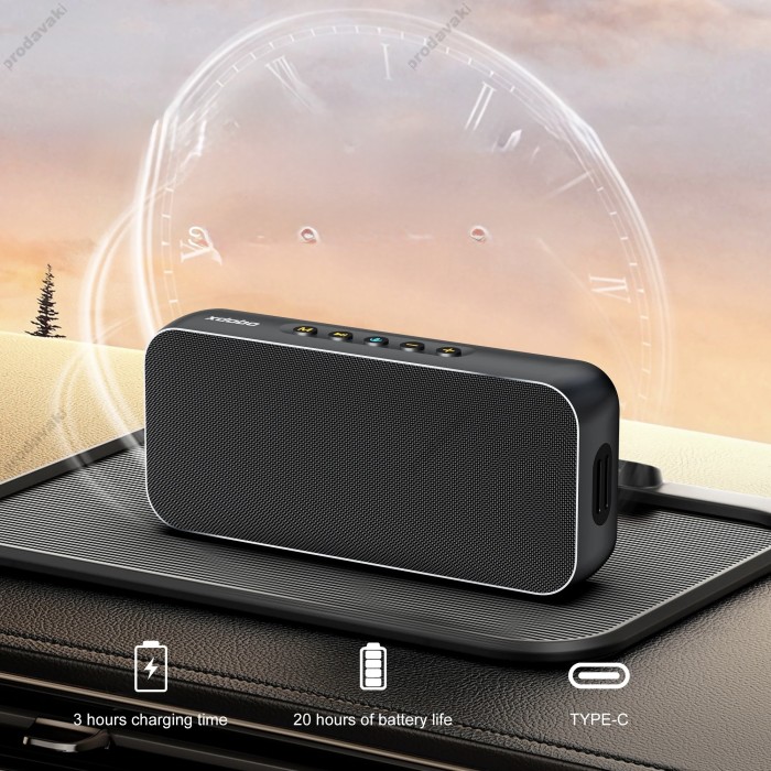 Портативна колонка Bluetooth Xdobo Luxe IPX5 BT5.3 60W Black