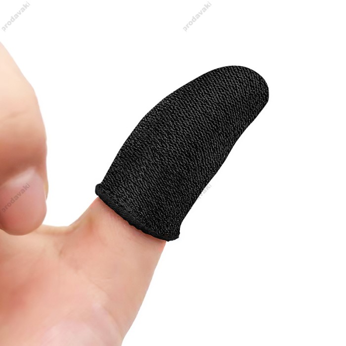 Напальчники для гри на телефоні BOROFONE BG1 Superconducting fiber mobile game finger cots (carbon fiber) Black