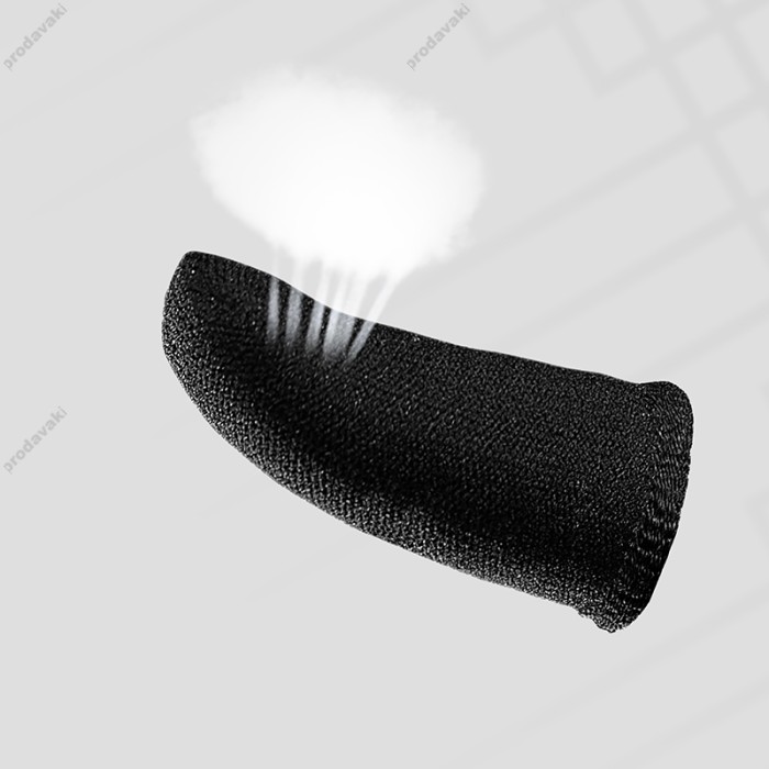 Напальчники для гри на телефоні BOROFONE BG1 Superconducting fiber mobile game finger cots (carbon fiber) Black