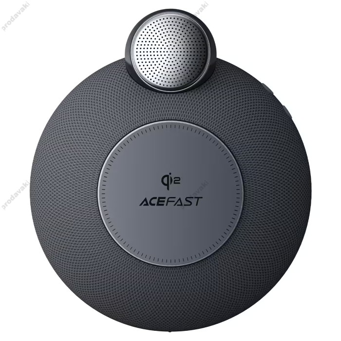 Портативна колонка Bluetooth ACEFAST K10 Air speaker with wireless charger BT5.4 RGB 20W Black