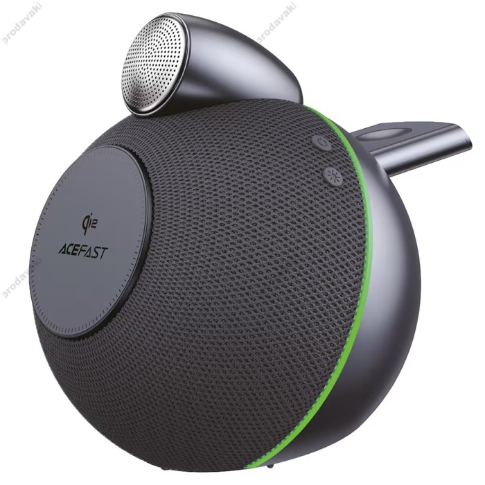 Портативна колонка Bluetooth ACEFAST K10 Air speaker with wireless charger BT5.4 RGB 20W Black