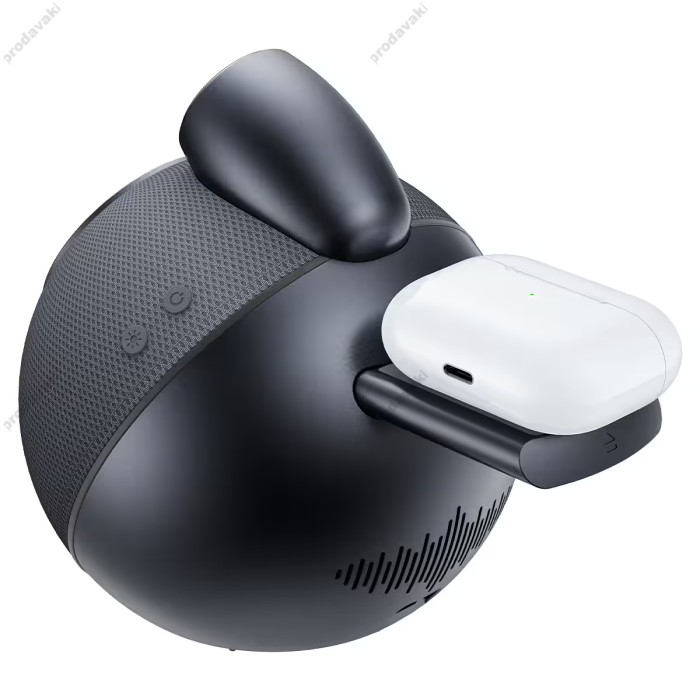 Портативна колонка Bluetooth ACEFAST K10 Air speaker with wireless charger BT5.4 RGB 20W Black