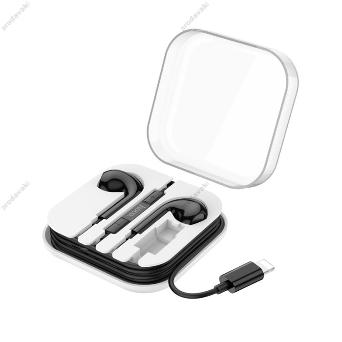 Дротові навушники HOCO M111 Max Primero digital headset Lightning Black