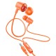 Дротові навушники HOCO M107 Discoverer universal earphones with mic 3.5mm Orange