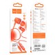 Дротові навушники HOCO M107 Discoverer universal earphones with mic 3.5mm Orange