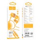 Дротові навушники HOCO M107 Discoverer universal earphones with mic 3.5mm Yellow