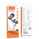 Дротові навушники HOCO M108 Spring metal universal earphones with mic 3.5mm Black